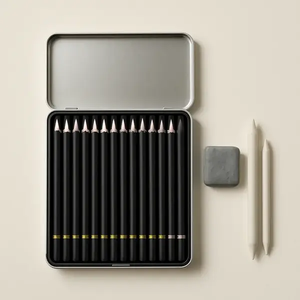 Charcoal Pencil Set (12)