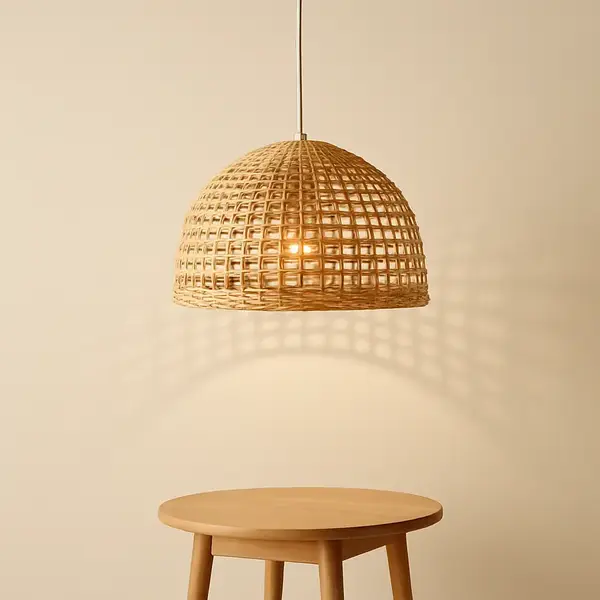Woven Rattan Pendant Shade