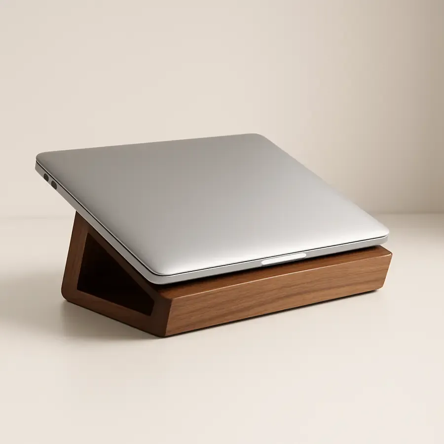 Laptop Stand Walnut