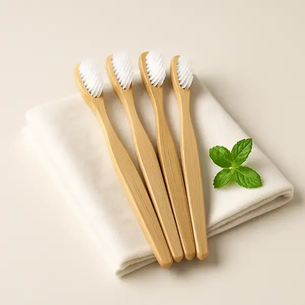 Bamboo Toothbrush Set (4)