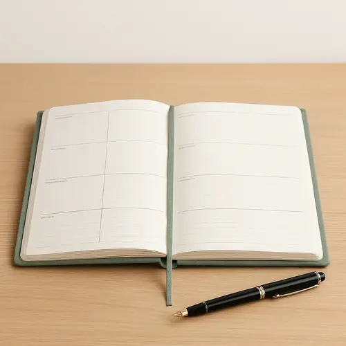 Undated Weekly Planner