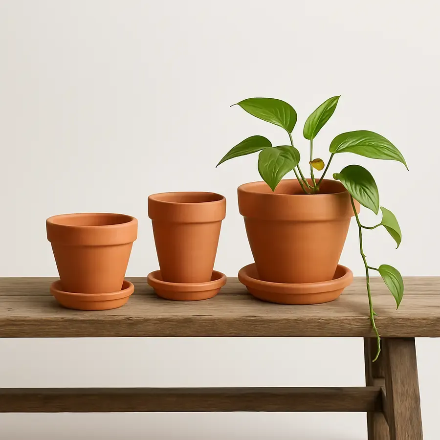 Terracotta Planter Trio