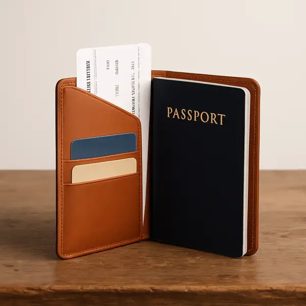 Leather Passport Wallet